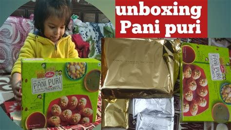 Unboxing Haldiram S Pani Puri From Bigbasket Ready To Eat Golgappa