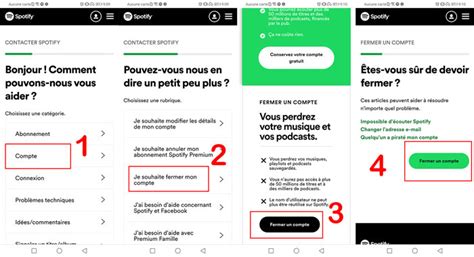 Comment Se D Sabonner De Spotify Et Supprimer Son Compte Supprimer Net