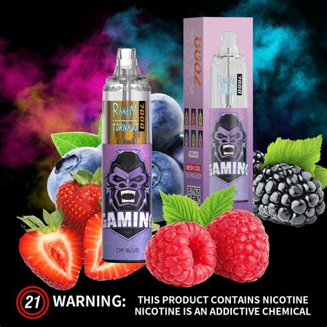 Fumot Randm Tornado 7000 Puffs Wape Puff Bar E Cigarette Vaper Best