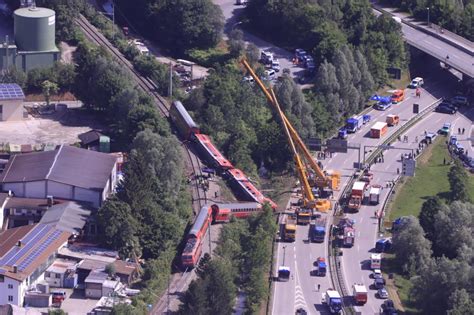 Fotos Luftaufnahmen zeigen Ausmaß von Zug Unglück bei Garmisch