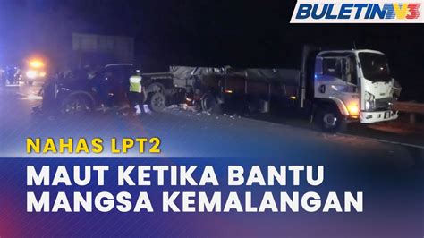 Kemalangan Pemandu Lori Maut Nahas Tiga Kenderaan Di Lpt Youtube