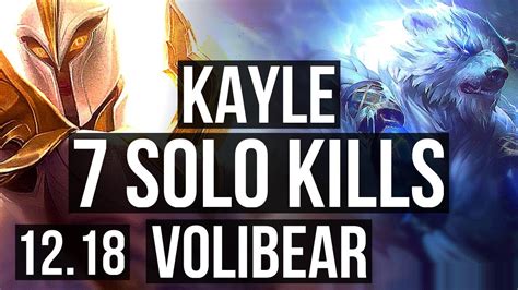 Kayle Vs Voli Top 7 Solo Kills 300 Games Euw Master 1218