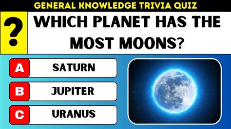 Ultimate General Knowledge Quiz Test Your Brain Power Now Youtube