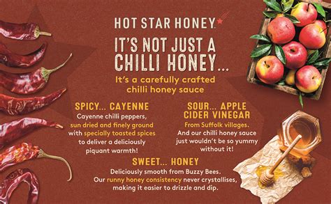 Hot Star Honey Habanero Hot Chilli Honey SWEET HONEY SAUCE WITH HOT