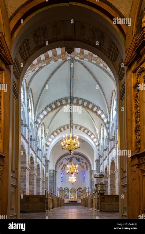 The interior of Ribe Cathedral, Ribe, Denmark Stock Photo - Alamy