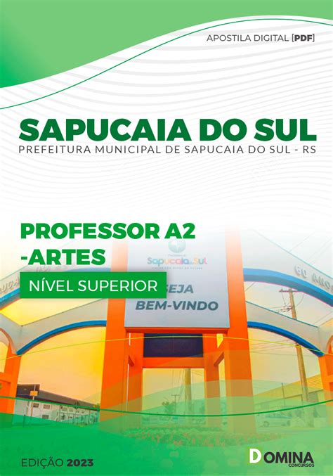 Apostila Pref Sapucaia Do Sul Rs Professor A Ii Artes