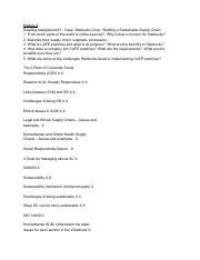 SCM 300 Final Exam Study Guide Pdf Module 8 Reading Assignment 1