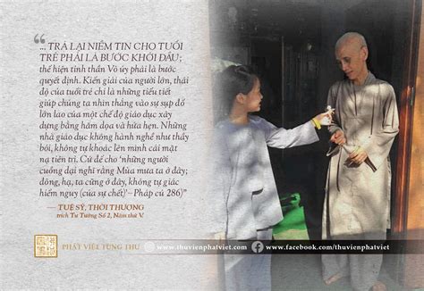 thich tue sy thoi thuong sen trang