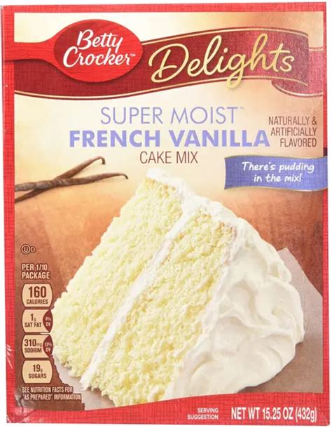 Betty Crocker Super Moist French Vanilla Cake Mix Oz