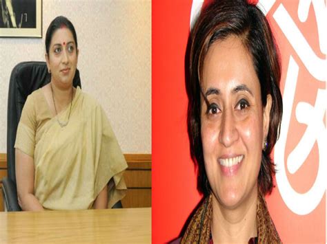 When Smriti Irani Indulged In Banter With Sagarika Ghose On Twitter