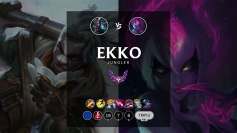 Ekko Jungle Vs Evelynn Euw Master Patch Youtube