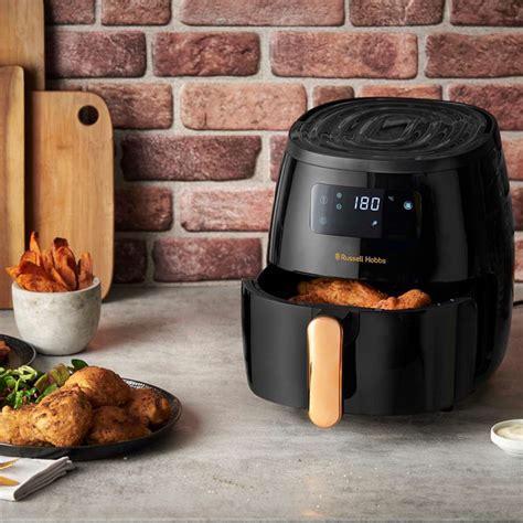 Russell Hobbs 26510 Satisfry 5 Litre Air Fryer With 7 Pre Set Cooking Functions Black Hughes