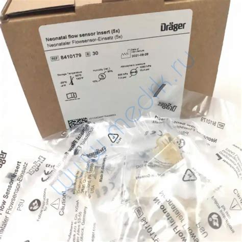 Купить вставку для неонатального датчика потока многоразовую (5 шт/уп ...