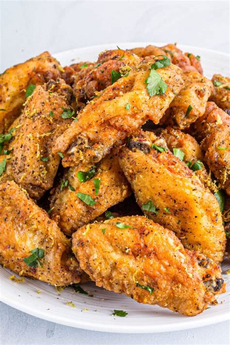 Easy Lemon Pepper Chicken Wings Recipe - Insanely Good