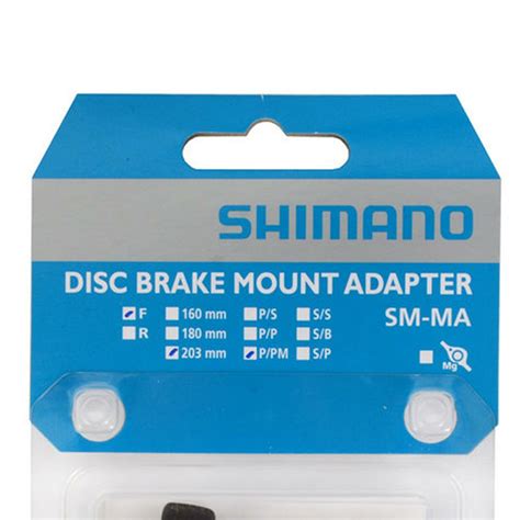 Shimano Brake Adapter 180mm Post Mount To 203mm Rotor Front SM MA