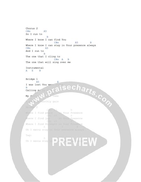 Always Chords PDF Danielle Munizzi PraiseCharts