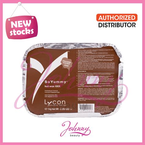 LYCON SO YUMMY HOT WAX XXX CHOCOLATE SCENTED KG PACK Shopee Singapore