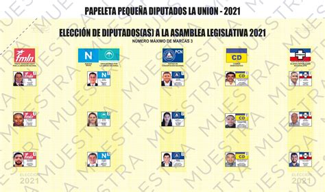 Fotos Así Serán Las Papeletas Para Las Elecciones Legislativas Y