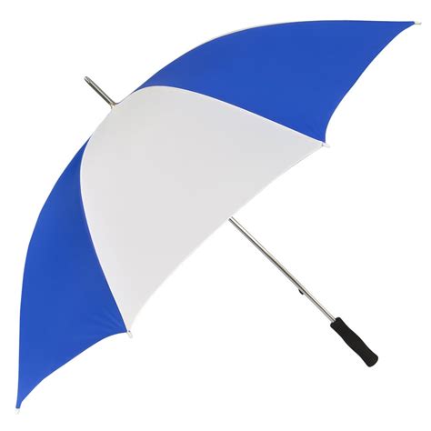 Wholesale Alternating Color Umbrellas 48 Blue White Bulk Rainwear