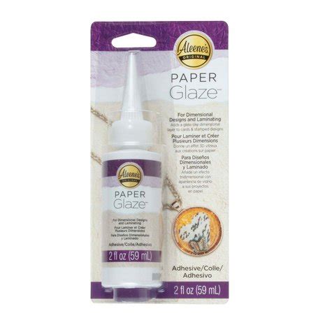 Aleene S Paper Glaze Carded 2 Fl Oz