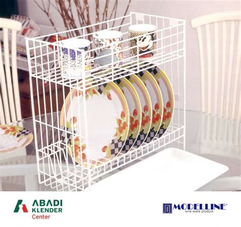 Jual Rack Piring Mini Susun Tatakan B Med T Modelline White Di