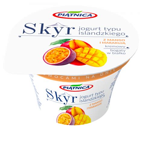 Skyr Jogurt Typu Islandzkiego Z Mango I Marakuj Pi Tnica G Szt