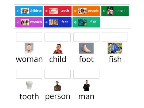 Irregular Plural Nouns Une Las Parejas