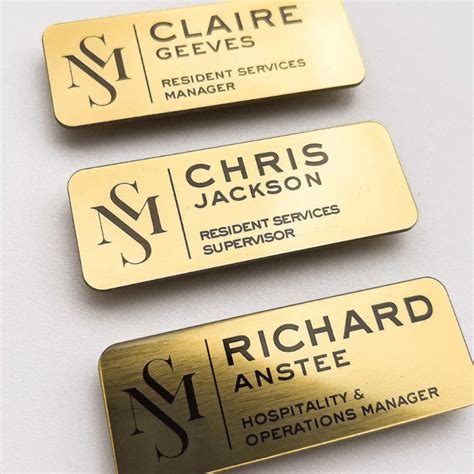 Custom Metal Name Badges - Merchlist