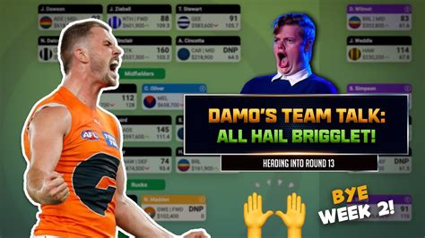 SuperCoach Edge 2023 DTT Round 13 ALL HAIL BRIGGLET YouTube