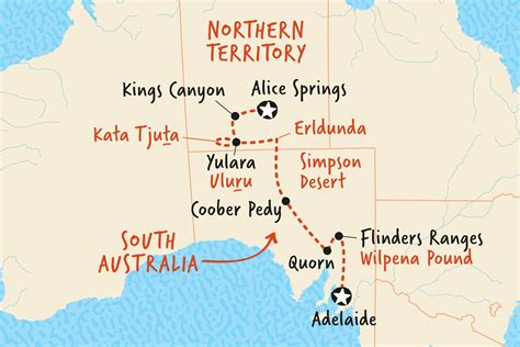 Adelaide To Alice Springs Overland Adventure Tours Australia