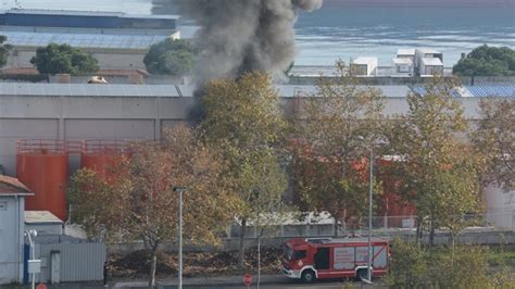 Samsun Limanı nda patlama meydana geldi KRT TV