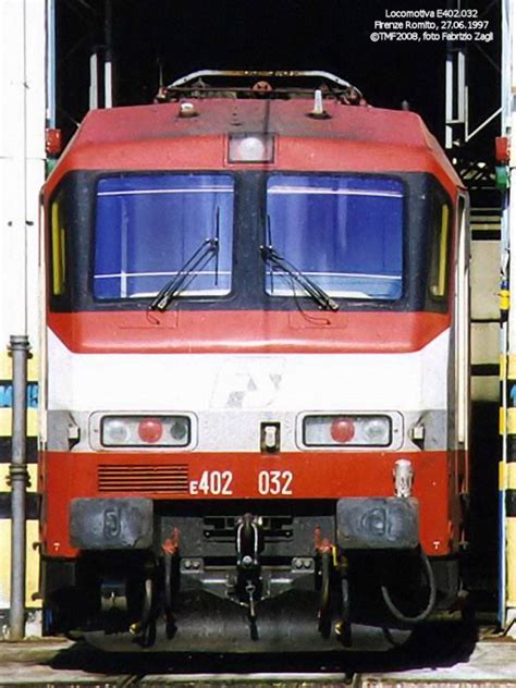 E402 A - livrea d'origine - Locomotiva E402.032 - TRENOMANIAFOTO ...