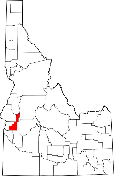 File:Map of Idaho highlighting Gem County.svg - Wikipedia