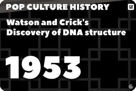 Watson and Crick's Discovery of DNA structure