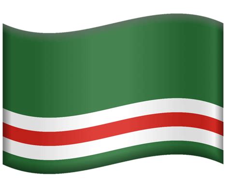 Emoji flag of the variante flag of Chechnya, made by u/Most_Employment ...