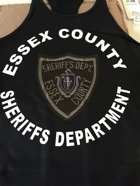 Printed Front For Essex County Sheriffs Department Custom Clothes