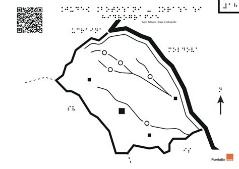 Județul Botoşani orașe și hidrografie Tactile Images Encyclopedia