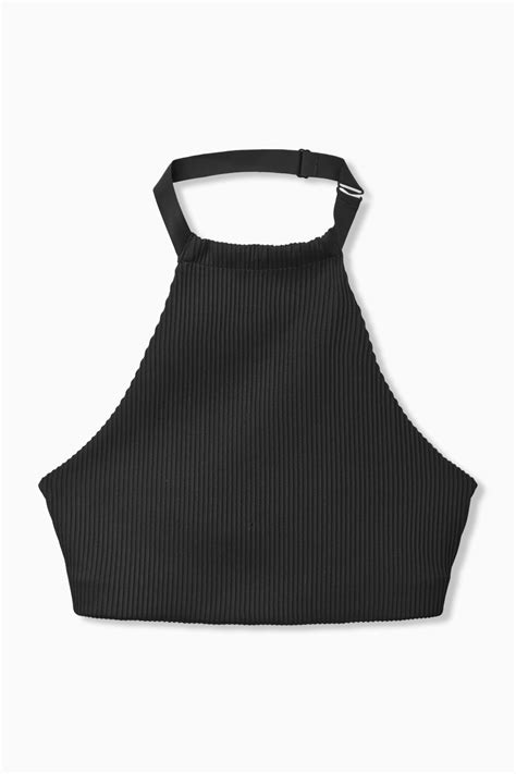 Cos Halterneck Bikini Top Editorialist