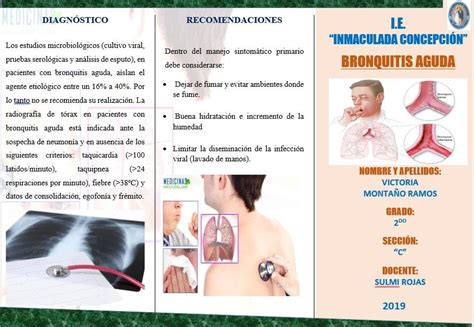 TRIPTICOS Y DIPTICOS DESCARGAR EN WORD PDF TRIPTICO DE LA BRONQUITIS AGUDA