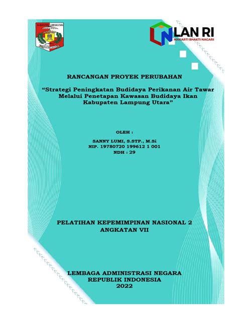 Materi Seminar Rancangan Proyek Perubahan 2 Pkn Ii Pdf