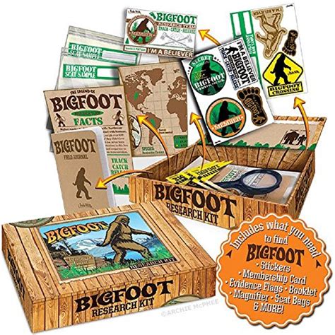 Accoutrements Bigfoot Sasquatch Outdoor Research Kit Novelty T Buy