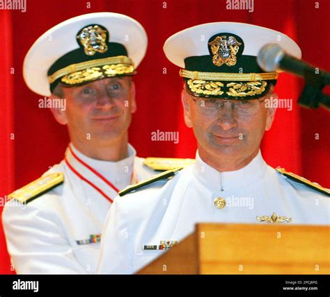 New Commander Of The U S Th Fleet Vice Adm William D Crowder Right