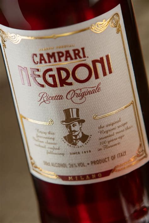 Campari Negroni 50cl 26 Cocktail Nevejan