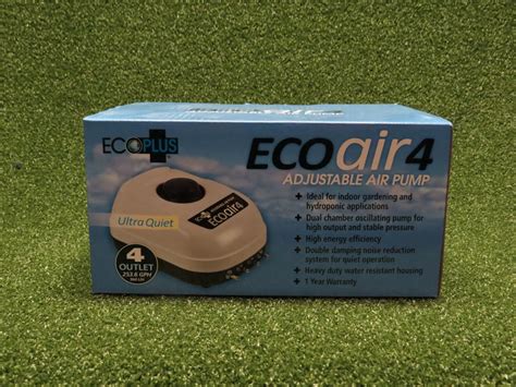ECO PLUS Eco Air 4 Adjustable air pump - Bob's Grow Mart