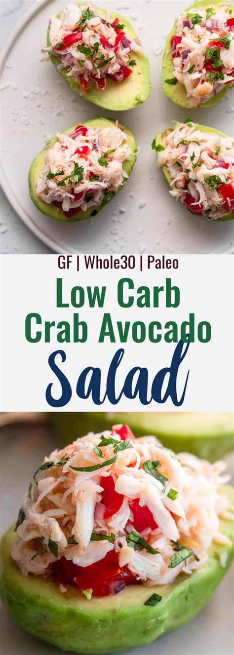 Crab Avocado Salad | Food Faith Fitness