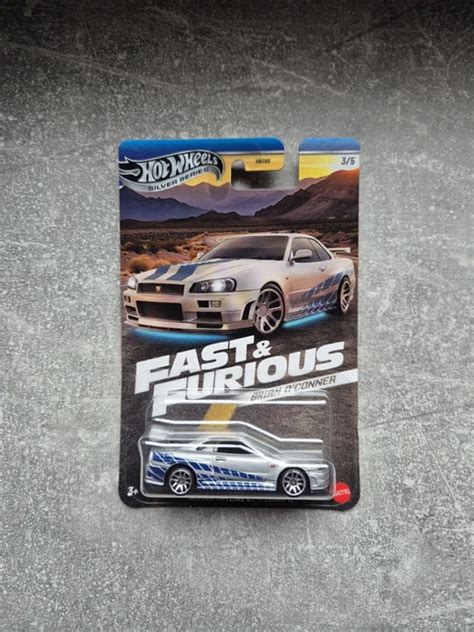 Hot Wheels Silver Series Fast Furious Brian Oconner Nissan Skyline Gt R R Picclick Uk