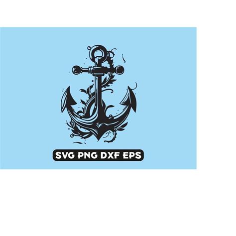 Anchor Svg Marine Svg Nautical Svg Marine Clipart Anchor Inspire Uplift