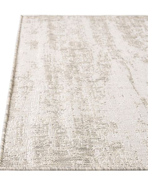 Gray 6' x 6' Modern Indoor / Outdoor Square Rug | Rugs.com