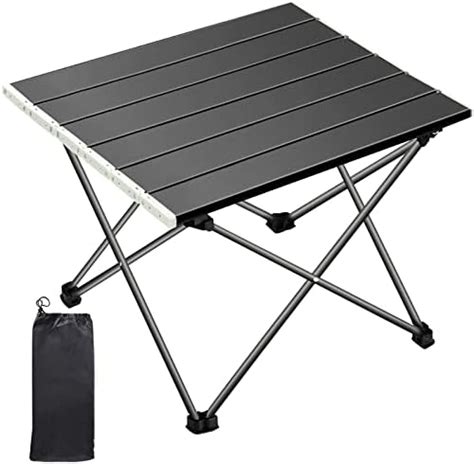 Muoivg Table De Camping Pliante Table Alliage D Aluminium Ultra L G Re