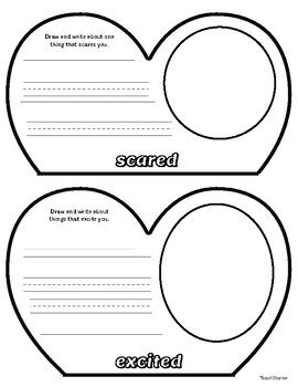 About My Emotional Heart Craft- Printable SEL Activities | TPT